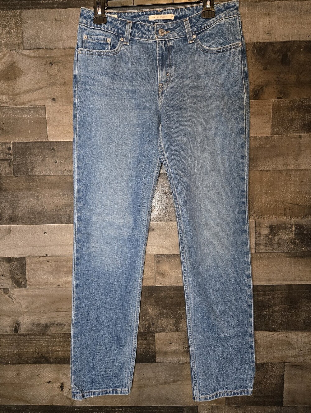 levi's low pitch straight leg jeans